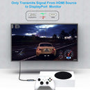 NÖRDIC HDMI til Displayport adapter 20cm 4K60Hz 18Gbps
