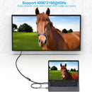 NÖRDIC HDMI til Displayport adapter 50cm 4K60Hz 18Gbps