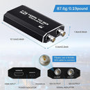 NÖRDIC HDMI til SDI Converter 1080P HD-SDI Automatisk formatdetektion Extender til kamera CCTV