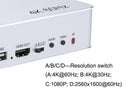 NÖRDIC KVM Switch 4xPC til 1xHDMI 4K 60Hz Quad Multi-Viewer med 4xUSB-A