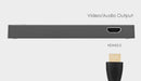 NÖRDIC KVM-switch 2 til 1 USB-C & HDMI 4K60Hz 2xUSB-A