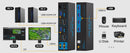 NÖRDIC KVM-switch 2 til 2 DisplayPort & HDMI, 8K60Hz/4K120Hz, 4x USB-A