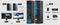 NÖRDIC KVM-switch 2 til 2 DisplayPort til DisplayPort, 8K60Hz/4K120Hz, 4x USB-A