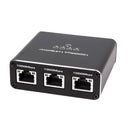 NÖRDIC LAN-splitter 1 til 4 1000 Mbps Gigabit Ethernet til computer, laptop, switch, hub, router, digital-TV