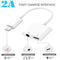 NÖRDIC Lightning Audio adapter med opladning Non MFI