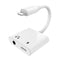 NÖRDIC Lightning Audio adapter med opladning Non MFI