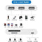 NÖRDIC Lightning adapter 1 til 6 porte 3xUSB A 3.1, 1xTF 1xSD kortlæser 1 x Lightning (Non MFI) opladningsport