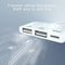 NÖRDIC Lightning hub med 2xUSB En port og 1x Lightning port hvid 10cm kabel