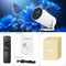 NÖRDIC Mini Portable Projector – 720p HD-understøttelse, Android 11, WiFi 6, BT 5.0, 180° rotation, hjemmebiografprojektor