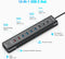 NÖRDIC Powered 10-ports USB-C & A Hub, 3x10G USB-A og USB-C USB3.2 GEN2, 4x5G USB-A USB3.2 GEN1, 1xUSB-C 20W PD, 2xUSB-A opladning med individuel switch