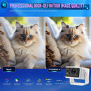NÖRDIC Projektor Google-certificeret 1080p 500 ANSI lumen 2.4/5G WiFi 6 Android 11