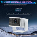 NÖRDIC Projektor Google-certificeret 1080p 500 ANSI lumen 2.4/5G WiFi 6 Android 11