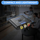 NÖRDIC RCA AV to HDMI Converter 16:9/4:3 1080P  for Wii/PS1/PS2/N64/X-box/DVD/VCR,Mini Composite CVBS Video Audio Converter Supports PAL,NTSC