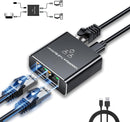 NÖRDIC RJ45-splitter 1 til 2 Ethernet Giga 1000Mbps Netværk