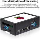 NÖRDIC 3,5" Touchskærm med Raspberry Pi 5-kabinet, 480x320 TFT LCD-panel, 60Hz-skærm med miniblæser og heatsink