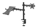 NÖRDIC Skærmarm og bærbar computerholder til skærm 17-32" 9 kg bærbar 10-15,6" skærmbeslag