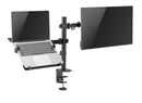 NÖRDIC Skærmarm og bærbar computerholder til skærm 17-32" 9 kg bærbar 10-15,6" skærmbeslag
