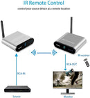 NÖRDIC Trådløs AV-sender og modtager 5.8 GHz 8 kanaler 500 m med IR-indgang Trådløs lyd