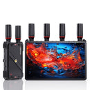 NÖRDIC Trådløs Bærbar 7" skærm, video sender og modtager, 2.4G/5.0G, 4k HDMI INPUT / 1080p OUTPUT, 400m