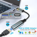 NÖRDIC USB3.0 til HDMI-konverter 1080P 60Hz