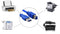 NÖRDIC USB 3.1-kabel USB A til USB-B 1m blå USB-printer-kabel