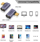 NÖRDIC USB4 vinklet adapter han til hun 40G 8K30Hz PD100W