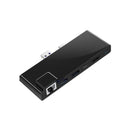 NÖRDIC USB 7-ports dockingstation til MicroSoft Surface Pro7 1xHDMI4k30Hz 2xUSB-A 5Gbps 1xUSB-C PD87W 1xRJ45 LAN og 1xTF og 1xSD