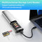 NÖRDIC USB-A 3.1, USB-C 3.1, Lightning-kortlæser og opbevaringsskab 2 slot SD, MicroSD, 1xUSB-A UHS-I