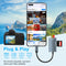 NÖRDIC USB-A, USB-C Kortlæser 2 Slot SD4.0, MicroSD4.0 UHS-II