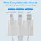NÖRDIC USB-A, USB-C, Lightning-kortlæser 2-slot SD, MicroSD 1xUSB-A, 1xAUX, 1xLightning-opladning UHS-I