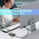 NÖRDIC USB-A kortlæser 5 slot CF, SD, MicroSD, MS, XD, 3xUSB-A UHS-I