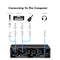 NÖRDIC USB Audio Interface to indgange 24bit 192KHz med XLR/TRS