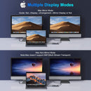 NÖRDIC USB-C 1 til 12 Dockingstation 1xDP 8K30Hz 1xHDMI 8K30Hz 1xRJ45 GigaLan 1xUSB-C PD100W 3xUSB 10G 1xUSB 5G 1xSD 1XMicroSD 1x3,5mm AUX