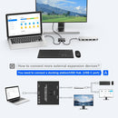 NÖRDIC USB-C 2 til 1 switch & 1 til 2 splitter, 8K/60Hz 4K/144Hz 100WPD 10Gbps Data+Video+PD