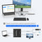 NÖRDIC USB-C 2 til 1 switch & 1 til 2 splitter, 8K/60Hz 4K/144Hz 100WPD 10Gbps Data+Video+PD