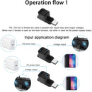 NÖRDIC USB-C 3.0 Han-til-Hun-Adapter til Data og Opladning 10 Gbps
