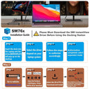NÖRDIC USB-C Dockingstation 1 til 10 med 2xHDMI 4K60Hz 1xPD100W 1xRJ45 GigaLan 1xSD/MicroSD 2xUSB-A 1xUSB-C 1xAudio understøtter MacBook M1, M2, M3, og M4