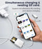 NÖRDIC USB-C, Lightning-kortlæser 2-slot SD, MicroSD 1xUSB-C Opladning PD30W UHS-I