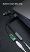 NÖRDIC USB-C+Lightning til lyd 3,5mm PD60W USB-C 15cm
