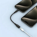 NÖRDIC USB-C han til Lightning hun-adapter 15 cm