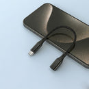 NÖRDIC USB-C han til Lightning hun-adapter 15 cm