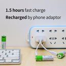 NÖRDIC USB-C Genopladelige batterier 4-pak AAA/LR03