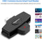 NÖRDIC USB-C Smartkort og SIM-kortlæser ISO7816 ID-kort EMV Kreditkort