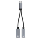 NÖRDIC USB-C hub 2 porte 1x USB-A 2.0 1x USB-C PD 3.0 60W