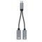 NÖRDIC USB-C hub 2 porte 1x USB-A 2.0 1x USB-C PD 3.0 60W