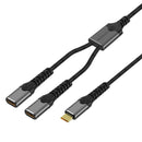 NÖRDIC USB-C hub til 1xUSB-C PD140W og 1xUSB-C