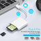NÖRDIC USB-C kortlæser 2 slot SD, MicroSD UHS-I