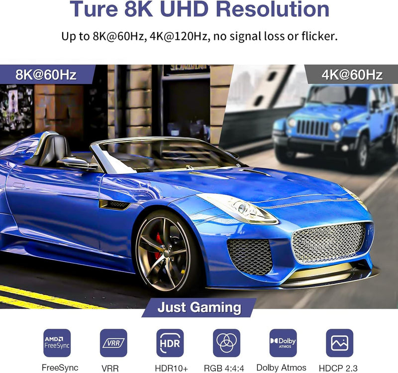 NÖRDIC USB-C til HDMI 8K60Hz adapter