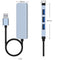 NÖRDIC USB Hub 4 porte 4xUSB-A 3.0 5Gbps 1.2m kabel