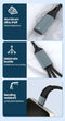 NÖRDIC USB Splitter USB-A til 3xUSB-C